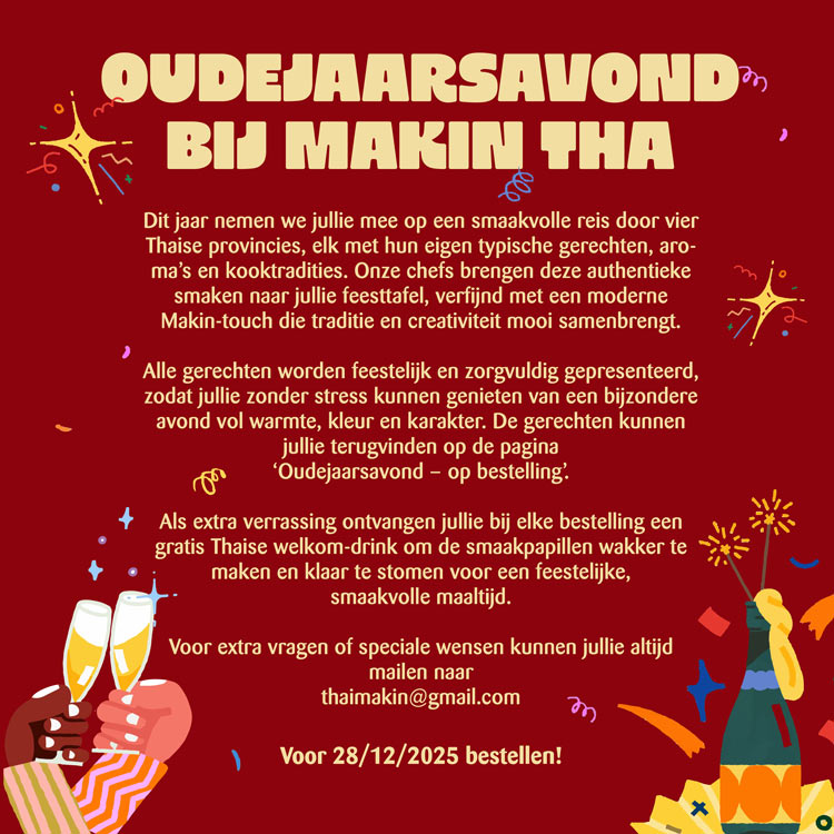 Oudejaarsavond bij Makin